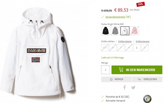 60% Rabatt auf Regenjacken bei bergfreunde