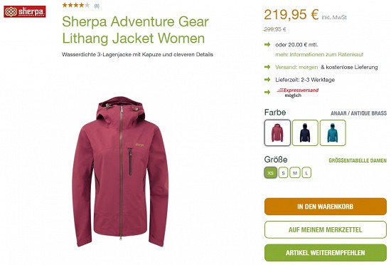 Outletshopping im unterwegs Onlineshop