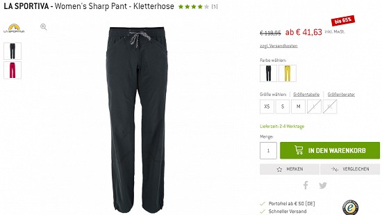 Lagerräumung bei bergfreunde - bis zu 60% Rabatt