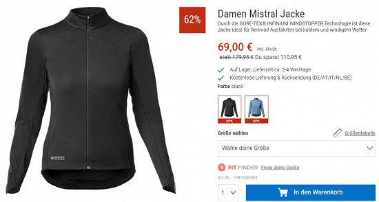 Bike-Blowout bei bergzeit - mindestens 40% sparen