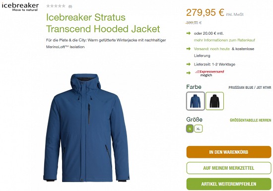 Icebreaker-Sale bei unterwegs - bis zu 50% sparen