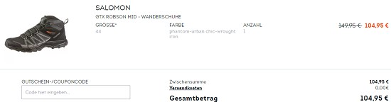 Versandkostenfrei einkaufen bei sportscheck - ab 75€ Warenwert