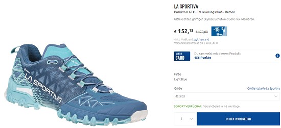 15% auf alles bei sportler