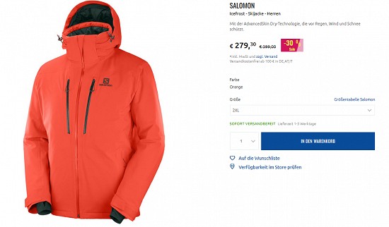 Wintersale-Start bei sportler