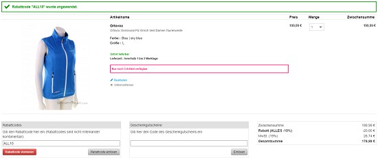 10% zusätzlich bei SportOkay sparen