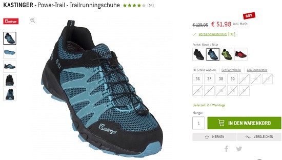 Schuhe im Outlet der Bergfreunde - Rabatte von bis zu 65%