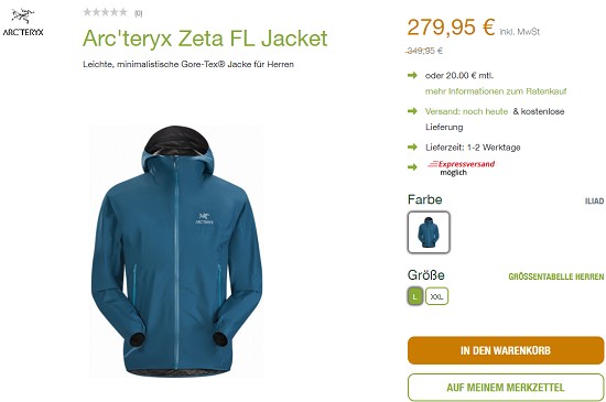 Outletshopping im unterwegs Onlineshop