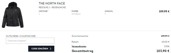 10€ Rabatt ab 100€ Warenwert bei sportscheck