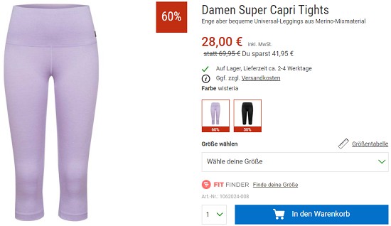 Merino im Outlet von bergzeit - starke Rabatte