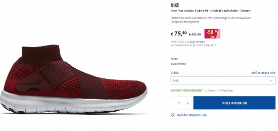 Nike bei sportler - Rabatte von bis zu 60%