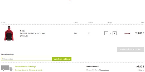 20% extra auf reduzierte Artikel bei sport-schuster