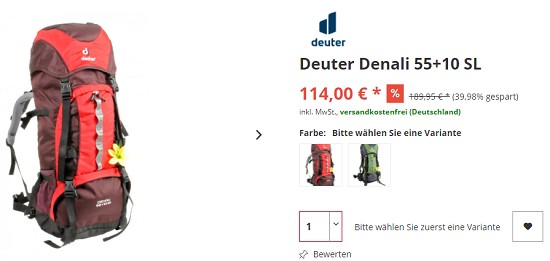 Black Week bei rucksack