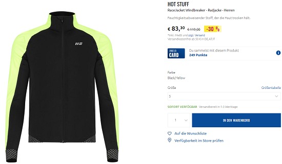 bis zu 40% auf Jacken bei sportler