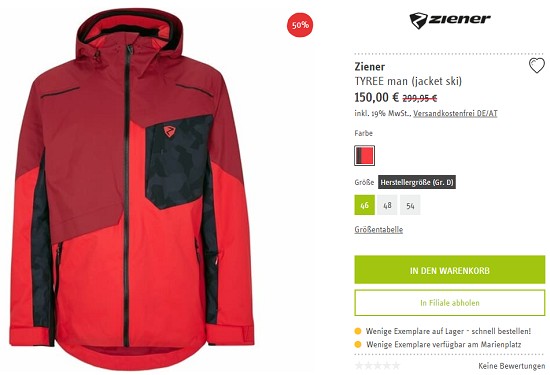 Skibekleidung im Sale bei sport-schuster