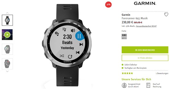 Garmin Sale bei sport-schuster