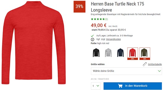 Wintersale bei bergzeit - Rabatte von bis zu 40%