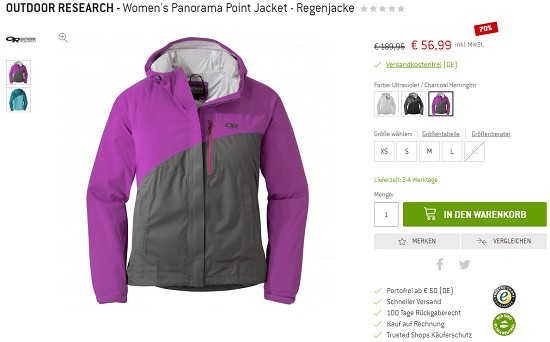 Mindestens 50% auf über 800 Artikel bei bergfreunde sparen