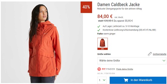 Spare 70% und mehr im Jacken Blowout von Bergzeit