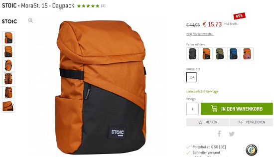 Wochenenddeals bei bergfreunde