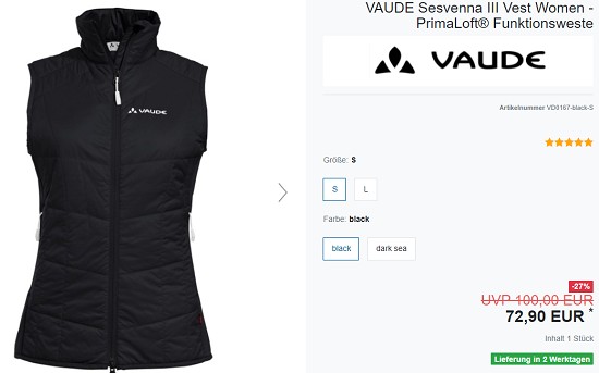 Ausgewählte Isolationsjacken bis zu 40 % reduziert bei verticalextreme