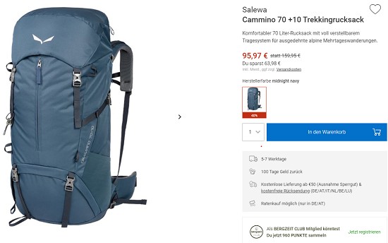 Marken-Blowout bei bergzeit - mindestens 40 % sparen