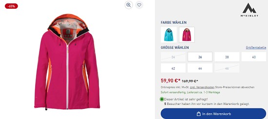 Deals der Woche: bis zu 65% bei intersport sparen
