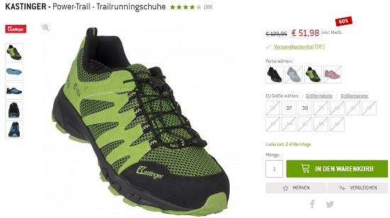 Schuh Sale bei bergfreunde
