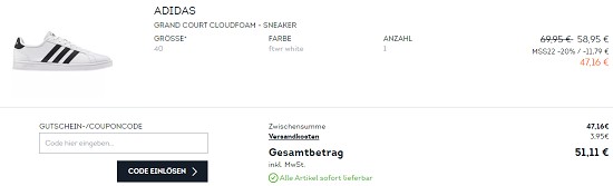 Midseason Sale: 20% on top auf reduzierte Kleidung & Schuhe bei sportscheck