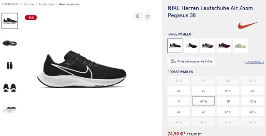 Deals der Woche: bis zu 67% bei intersport sparen