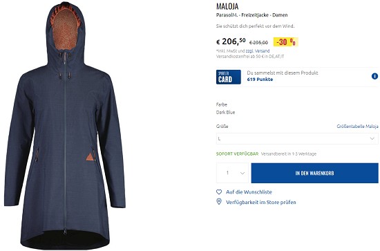 30% Rabatt auf Sportswear bei sportler