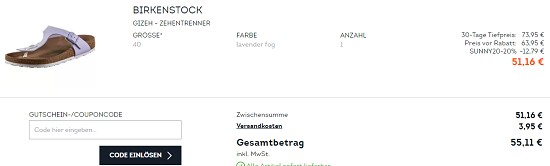 20% on top auf ausgewählte Summerstyles bei sportscheck