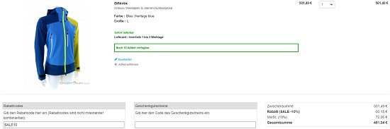 10% zusätzlich bei sportokay sparen