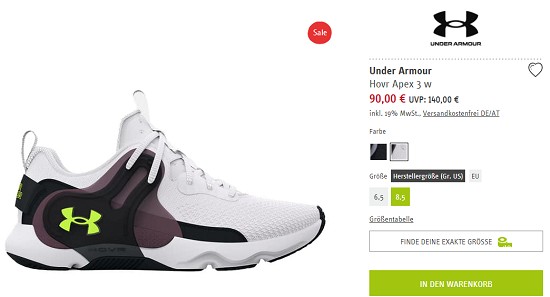 Fitness-Sale bei sport-schuster