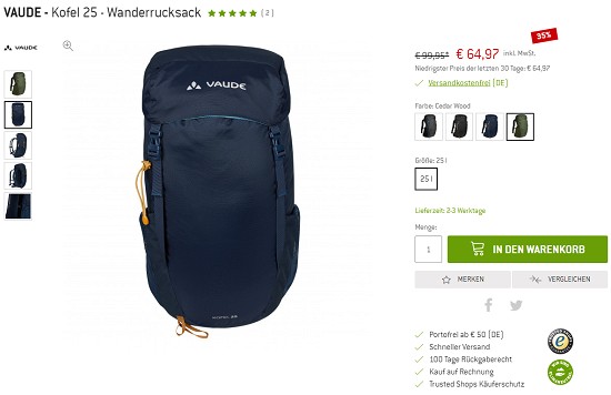 Schnäppchen sichern im Outlet von bergfreunde