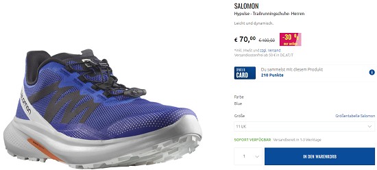 Bis zu 40% auf Salomon bei sporlter