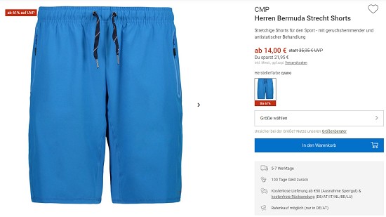 CMP im Outlet von bergzeit - Rabatte von bis zu 60%