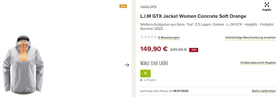 Haglöfs Sale bei snowleader