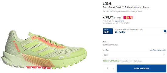 Bis zu 50% auf Trailrunning Ausrüstung beim Sportler