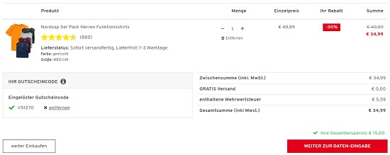 30% auf alles im vorteilshop