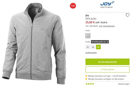 Fitness & Yoga Sale bei sport-schuster