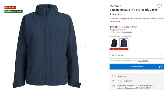 Wander-Blowout bei bergzeit