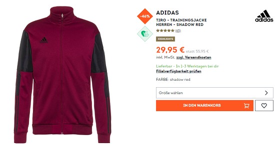 Bis zu 50% Rabatt auf Adidas und Nike bei sportscheck