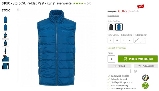 Lagerräumung bei bergfreunde - bis zu 50% Rabatt