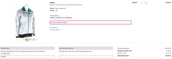 5% zusätzlich bei sportokay sparen