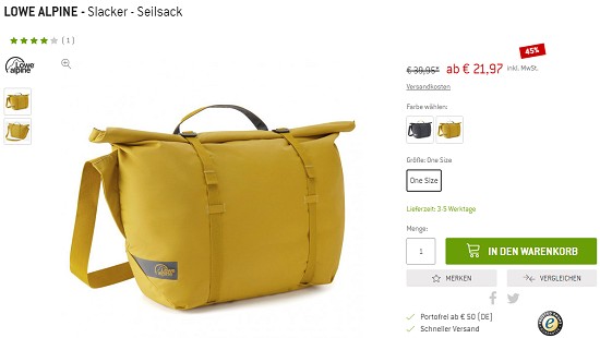 Spare bis zu 80% auf Kletterbekleidung bei bergzeit