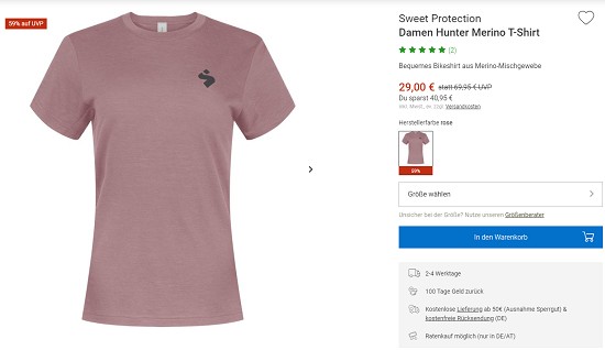 Bergzeit-Hammerangebot - 62% Rabatt auf Sweet Protection Bike-Equipment