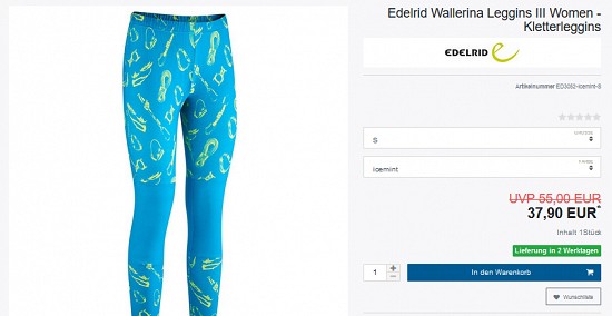 Kletterhosen-Wintersale bei verticalextreme - bis zu 50% sparen