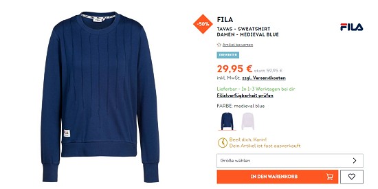 Pre-Wintersale bei sportscheck