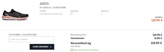 Versandkostenfrei einkaufen bei sportscheck - ab 100€ Warenwert