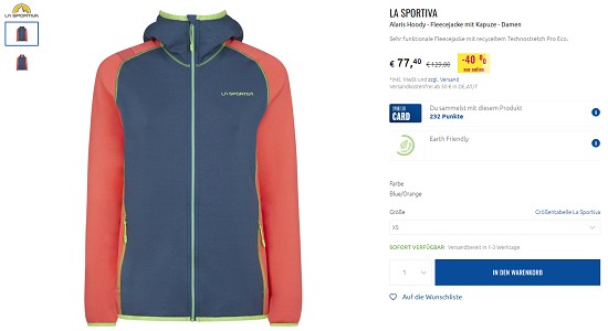 Skitouring von La Sportiva bis zu 40% günstiger bei sportler